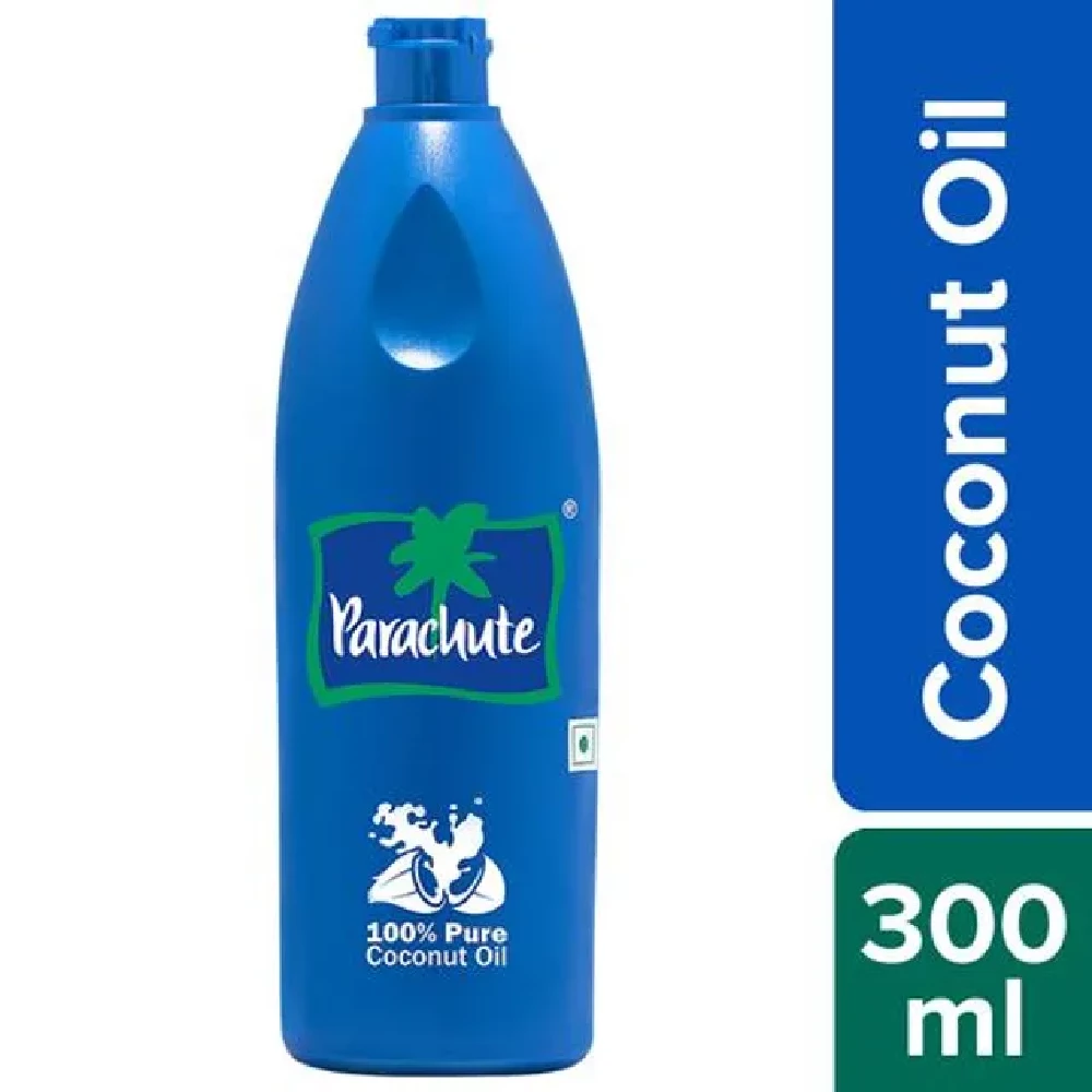 Parachute Coconut Oil - 100percent Pure, 300 ml Bottle-1.webp